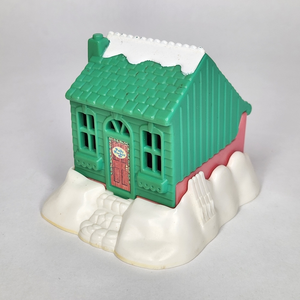Vintage Polly Pocket McDonalds Holiday Winter Ski Chalet Cottage 1995